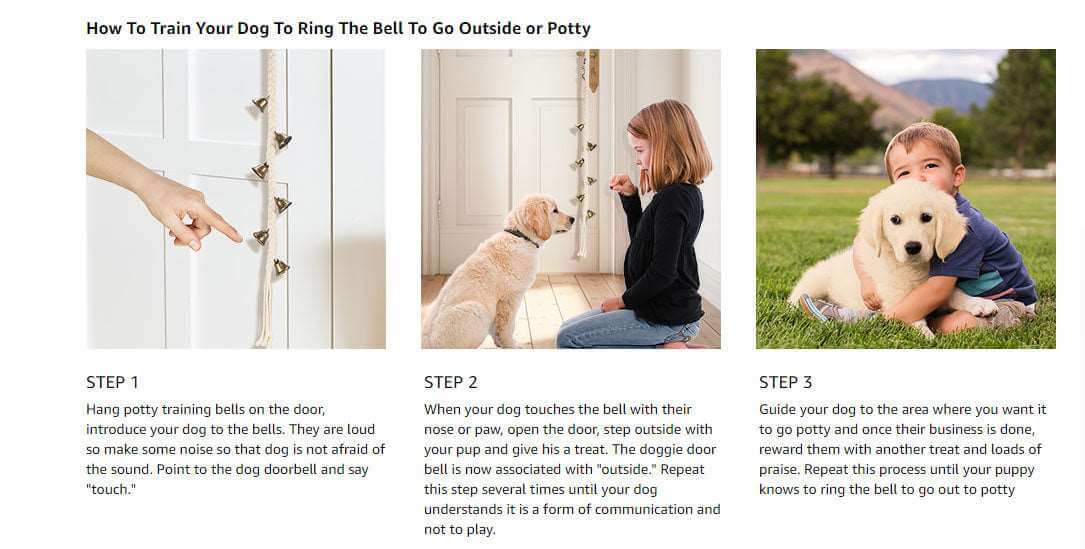 potty trainning bell for dogs